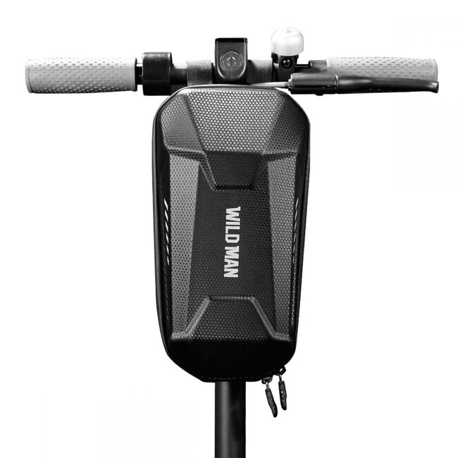 Geanta tip borseta impermeabila pentru trotineta electrica sau bicicleta Wildman L, 3L, negru