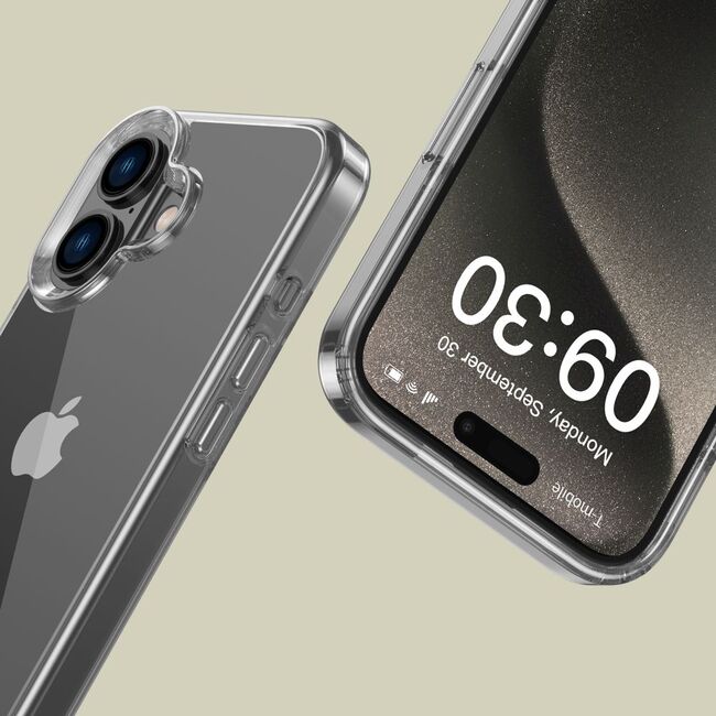 Husa pentru iPhone 16 Plus Anti-Shock 1.5mm, transparent