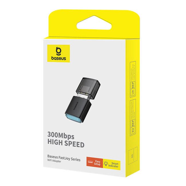 Adaptor Wi-Fi Baseus, 300Mpbs, B01317600111-03, negru