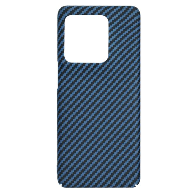 Husa pentru  Motorola Edge 50 Ultra CarbonFiber UltraSlim, Lightweight, albastru
