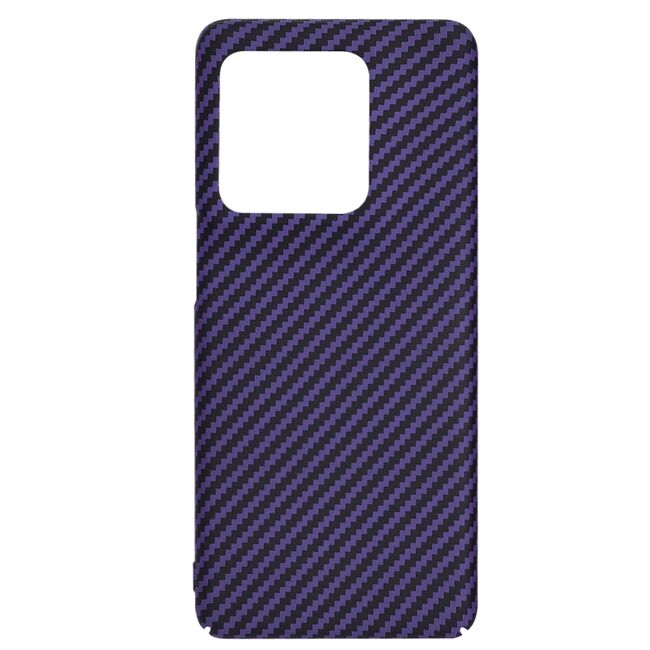 Husa pentru  Motorola Edge 50 Ultra CarbonFiber UltraSlim, Lightweight, mov