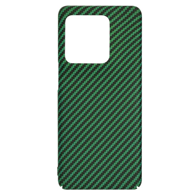 Husa pentru  Motorola Edge 50 Ultra CarbonFiber UltraSlim, Lightweight, verde