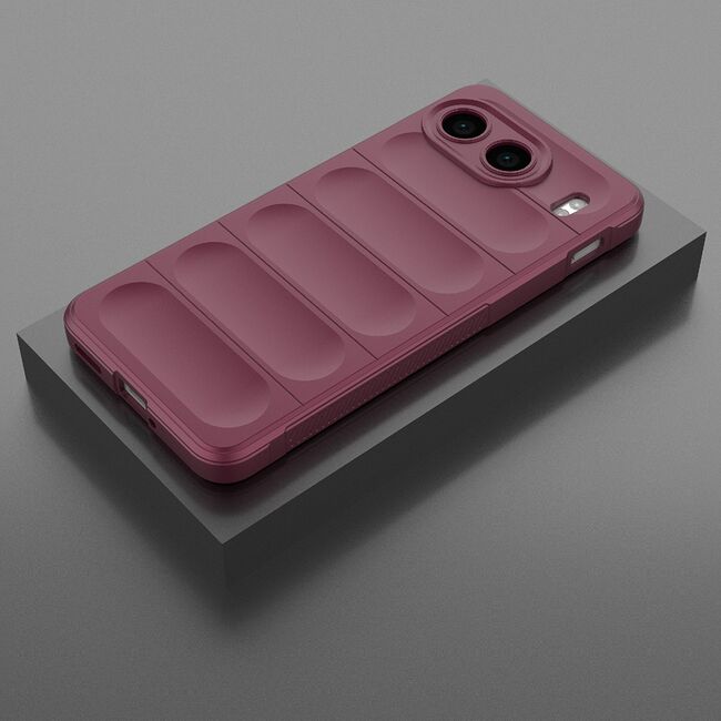 Husa pentru  OnePlus Nord 4 Liquid Silicone, Microfibre Lining, Non-Slip Airbag Design, bordeaux