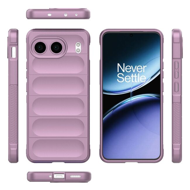 Husa pentru  OnePlus Nord 4 Liquid Silicone, Microfibre Lining, Non-Slip Airbag Design, mov
