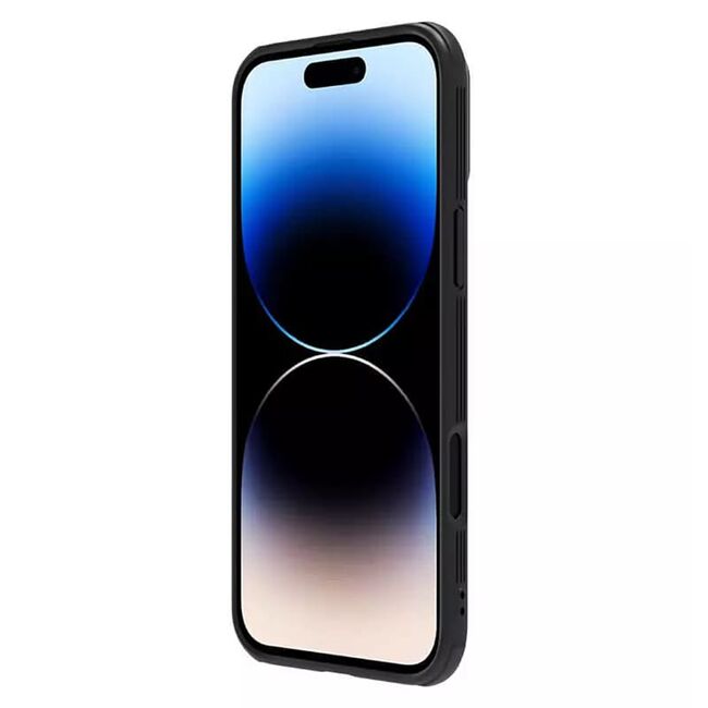 Husa pentru  iPhone 16 Pro Max MagSafe Pro cu slider pentru protectie lentile - negru