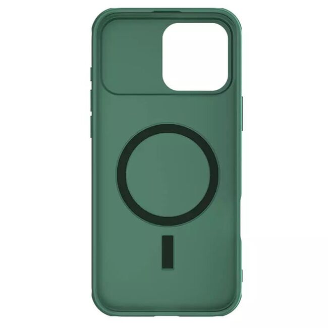 Husa pentru  iPhone 16 Pro MagSafe Pro cu slider pentru protectie lentile - verde