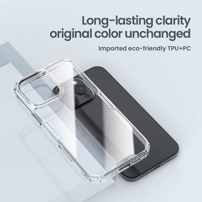 Husa pentru  iPhone 16 Pro Max Natural Pro - transparent