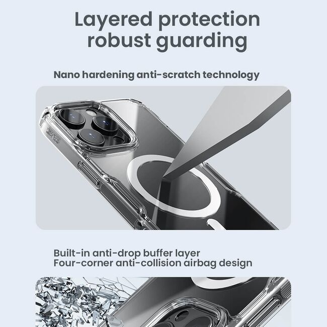 Husa pentru iPhone 16 Pro Max MagSafe Pro - albastru
