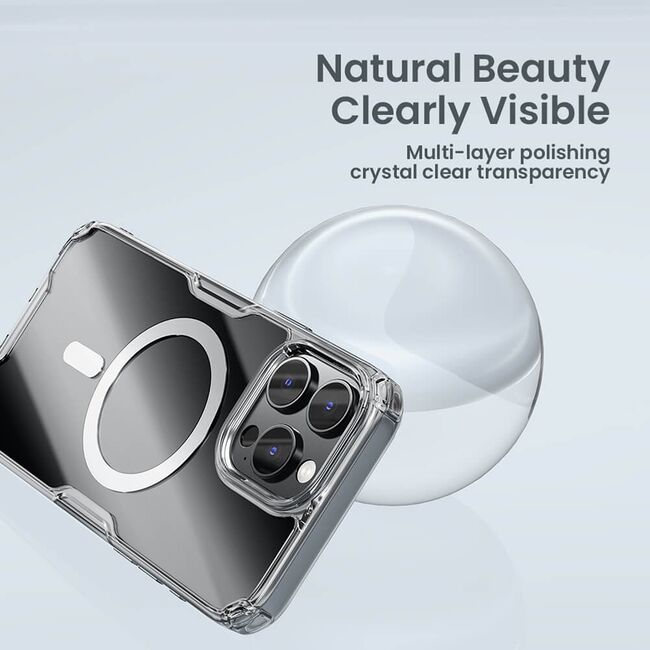 Husa pentru iPhone 16 Pro Max MagSafe Pro - transparent