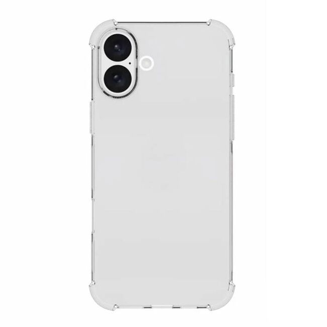 Husa pentru iPhone 16 Anti Shock 1.5 mm Reinforced 4 corners (transparent)