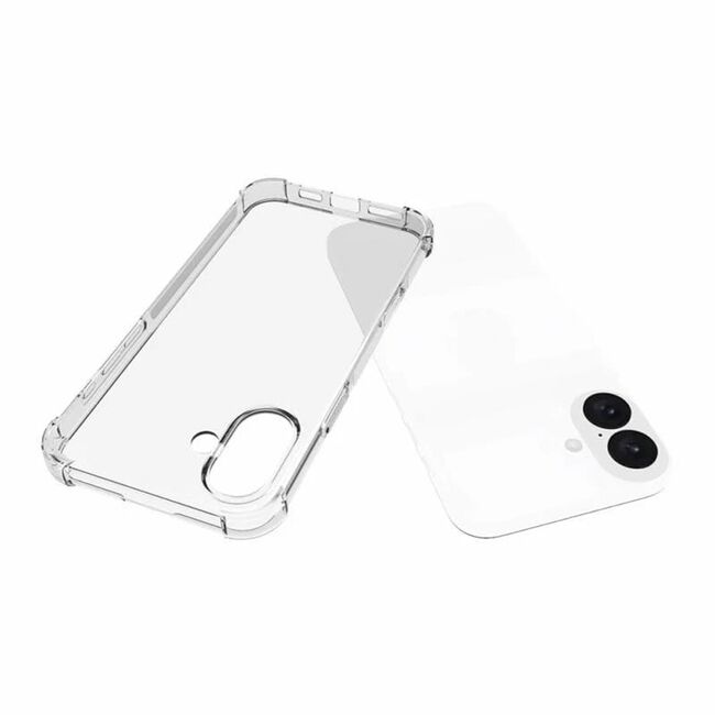 Husa pentru iPhone 16 Plus Anti Shock 1.5 mm Reinforced 4 corners (transparent)