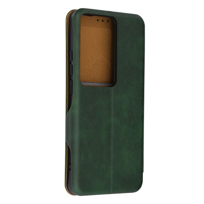 Husa tip carte pentru Oppo Reno 11F Smart Wallet fata - spate protectie 360 - verde