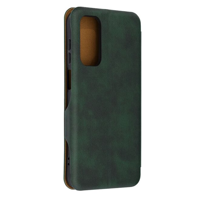 Husa tip carte pentru Samsung Galaxy M15 Smart Wallet fata - spate protectie 360 - verde