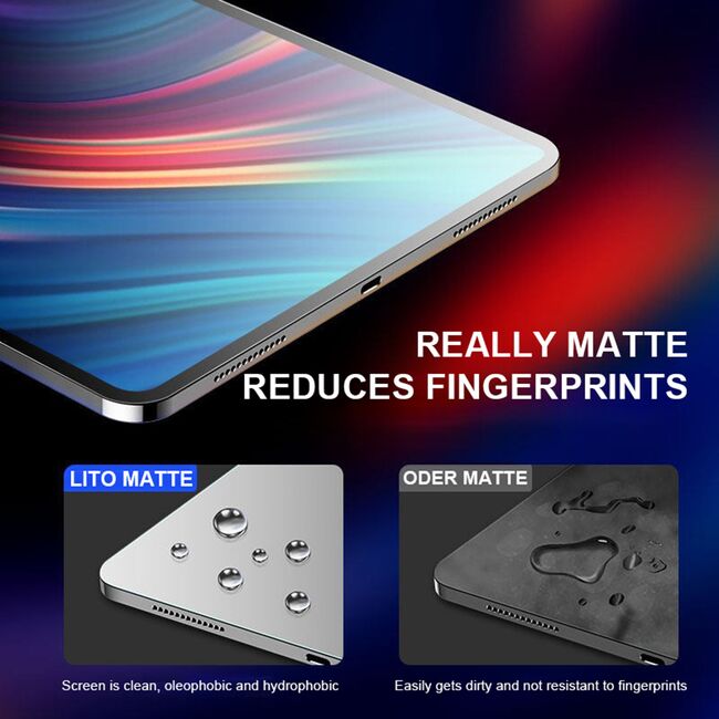 Folie sticla mata iPad Air 13 2025 / 2024 M3, M2 Lito 9H Tempered Glass