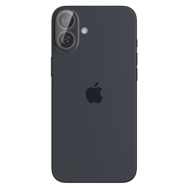 [Pachet 2x] Folie sticla camera iPhone 16 / 16 Plus Spigen Glas.tR Optik, transparenta