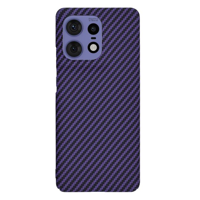 Husa pentru  Motorola Edge 50 Pro CarbonFiber UltraSlim, Lightweight, mov