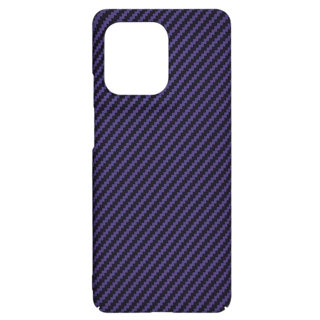 Husa pentru  Motorola Edge 50 Pro CarbonFiber UltraSlim, Lightweight, mov