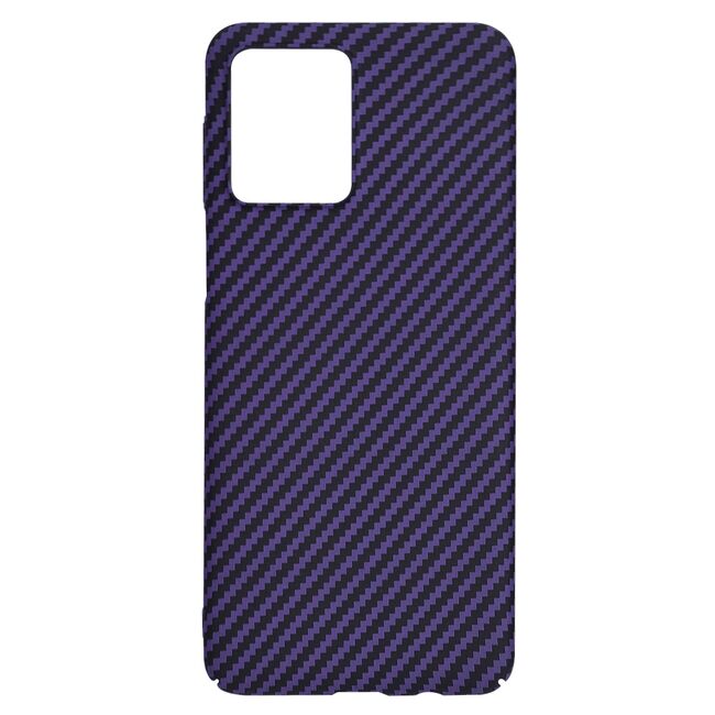 Husa pentru  Motorola Moto G54, G54 Power Edition CarbonFiber UltraSlim, Lightweight, mov