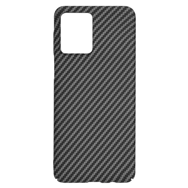 Husa pentru  Motorola Moto G54, G54 Power Edition CarbonFiber UltraSlim, Lightweight, negru