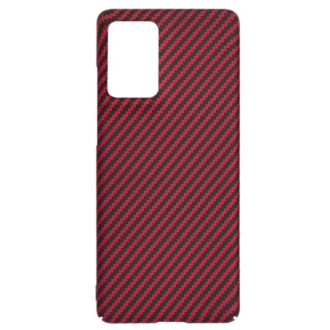 Husa pentru  Motorola Moto G85 CarbonFiber UltraSlim, Lightweight, rosu