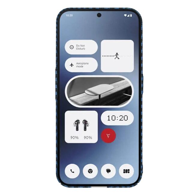 Husa pentru  Nothing Phone (2a), (2a) Plus CarbonFiber UltraSlim, Lightweight, albastru