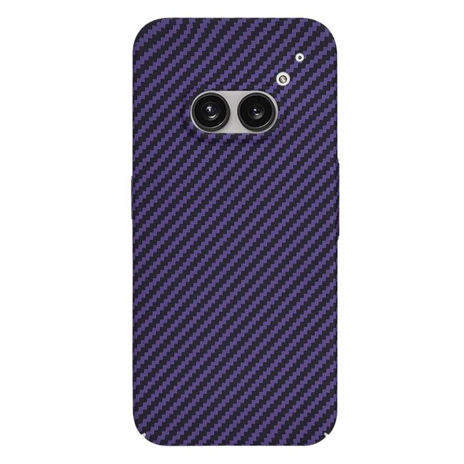 Husa pentru  Nothing Phone (2a), (2a) Plus CarbonFiber UltraSlim, Lightweight, mov