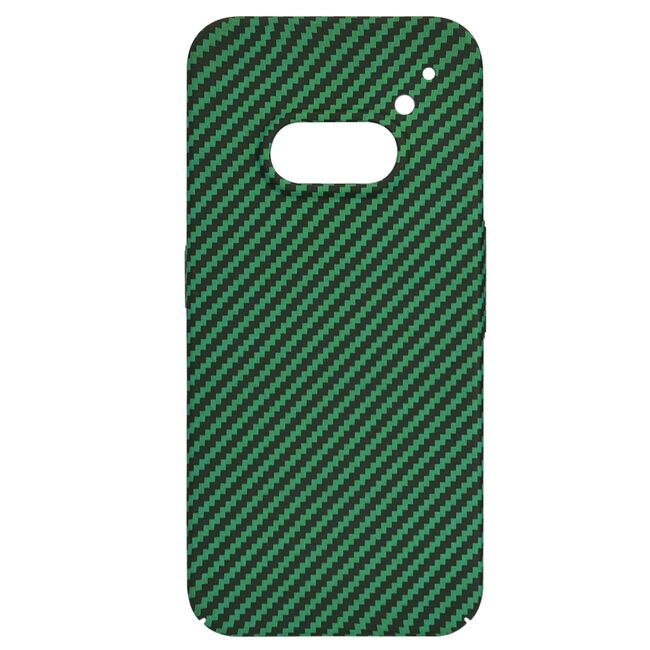 Husa pentru  Nothing Phone (2a), (2a) Plus CarbonFiber UltraSlim, Lightweight, verde