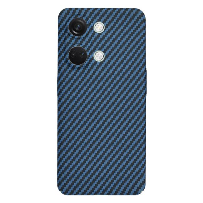 Husa pentru  OnePlus Nord 3 CarbonFiber UltraSlim, Lightweight, albastru