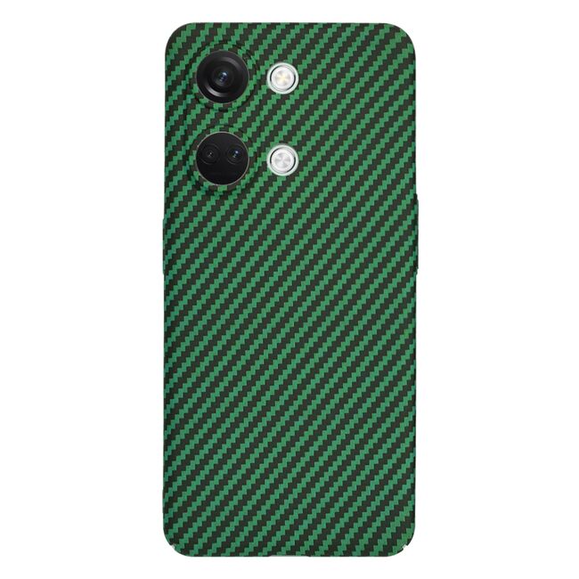Husa pentru  OnePlus Nord 3 CarbonFiber UltraSlim, Lightweight, verde