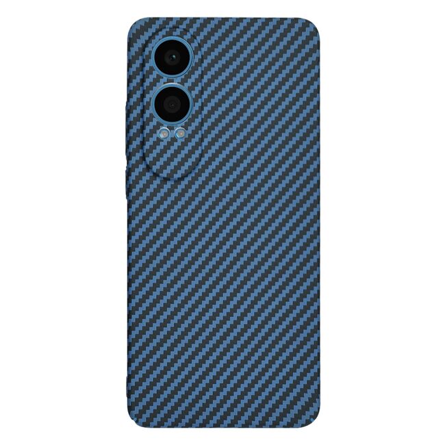 Husa pentru  OnePlus Nord CE4 Lite CarbonFiber UltraSlim, Lightweight, albastru