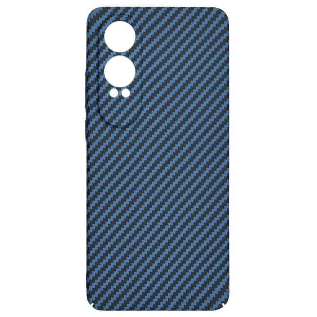 Husa pentru  OnePlus Nord CE4 Lite CarbonFiber UltraSlim, Lightweight, albastru
