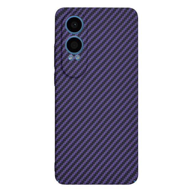 Husa pentru  OnePlus Nord CE4 Lite CarbonFiber UltraSlim, Lightweight, mov