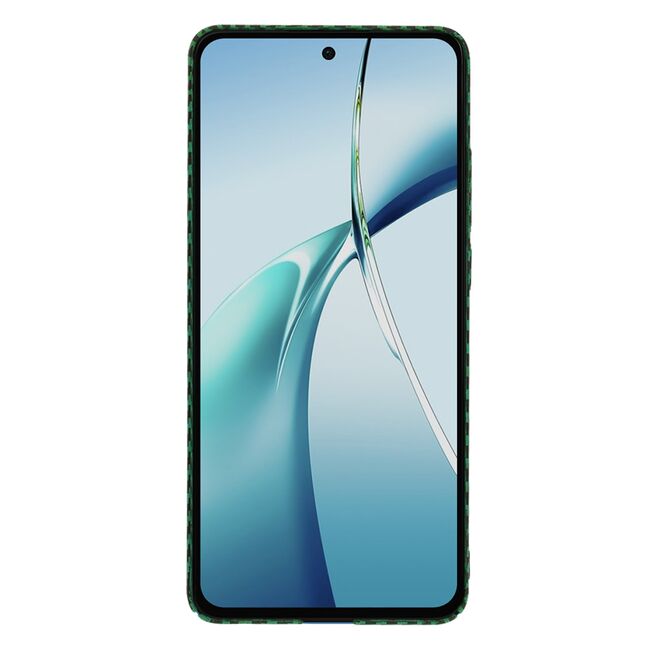 Husa pentru  OnePlus Nord CE4 Lite CarbonFiber UltraSlim, Lightweight, verde