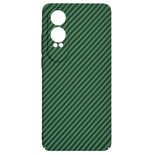 Husa pentru  OnePlus Nord CE4 Lite CarbonFiber UltraSlim, Lightweight, verde