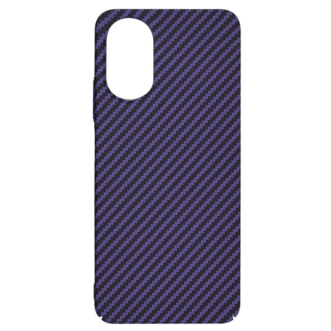 Husa pentru  Oppo A18, A38 CarbonFiber UltraSlim, Lightweight, mov