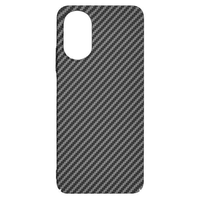 Husa pentru  Oppo A18, A38 CarbonFiber UltraSlim, Lightweight, negru