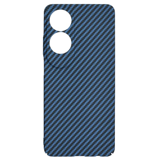 Husa pentru  Oppo A60 CarbonFiber UltraSlim, Lightweight, albastru