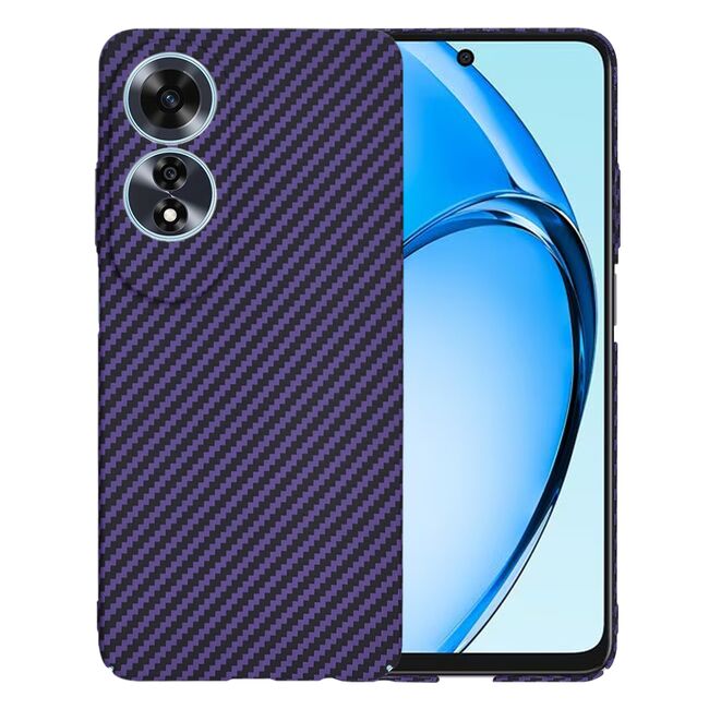 Husa pentru  Oppo A60 CarbonFiber UltraSlim, Lightweight, mov