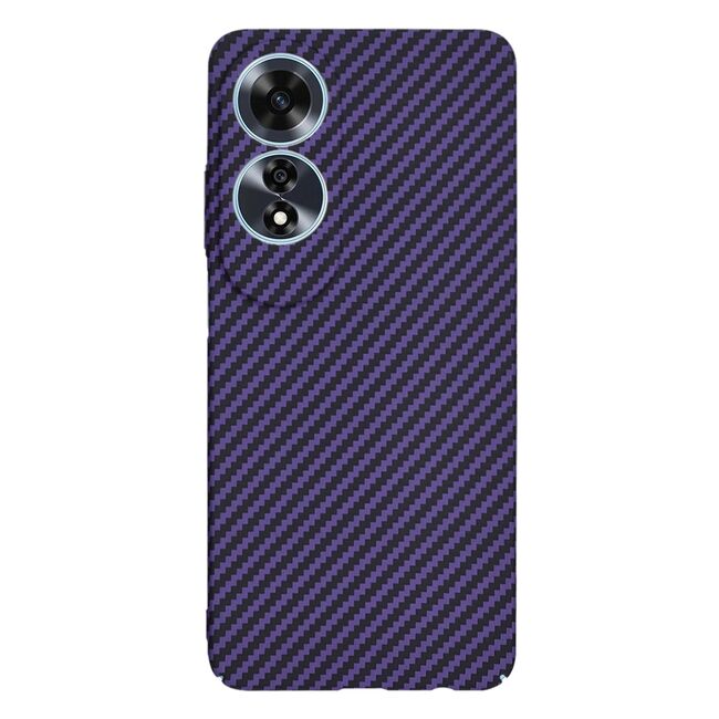 Husa pentru  Oppo A60 CarbonFiber UltraSlim, Lightweight, mov