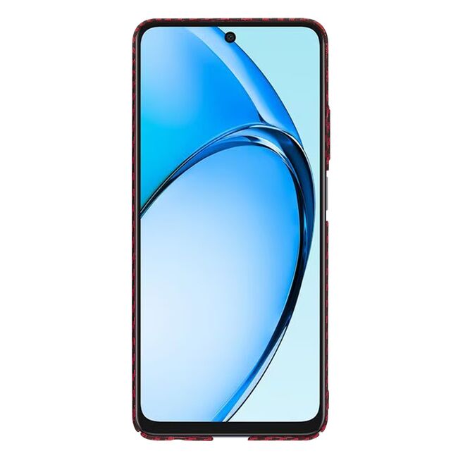 Husa pentru  Oppo A60 CarbonFiber UltraSlim, Lightweight, rosu