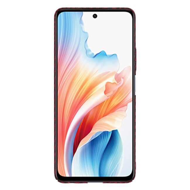 Husa pentru  Oppo A79 5G CarbonFiber UltraSlim, Lightweight, rosu