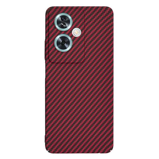 Husa pentru  Oppo A79 5G CarbonFiber UltraSlim, Lightweight, rosu
