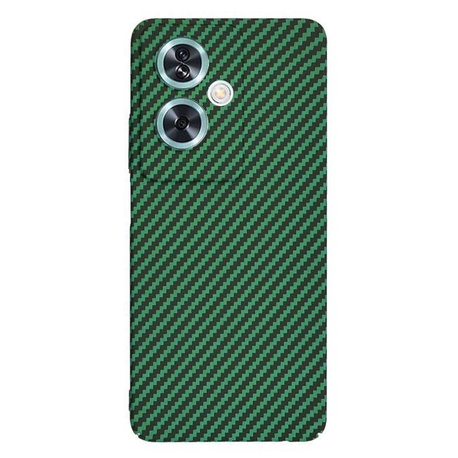 Husa pentru  Oppo A79 5G CarbonFiber UltraSlim, Lightweight, verde
