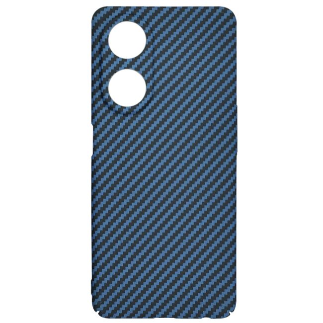 Husa pentru  Oppo A98 CarbonFiber UltraSlim, Lightweight, albastru