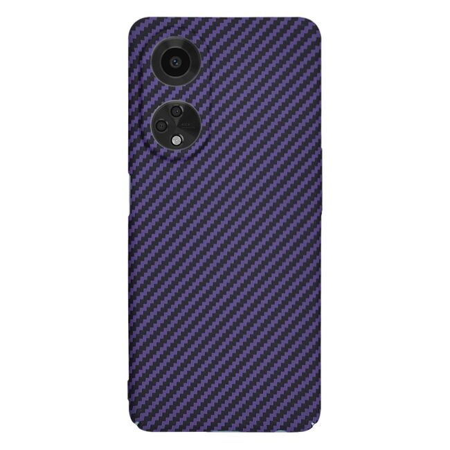 Husa pentru  Oppo A98 CarbonFiber UltraSlim, Lightweight, mov