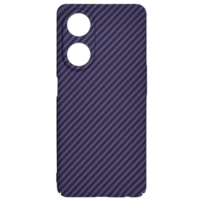 Husa pentru  Oppo A98 CarbonFiber UltraSlim, Lightweight, mov