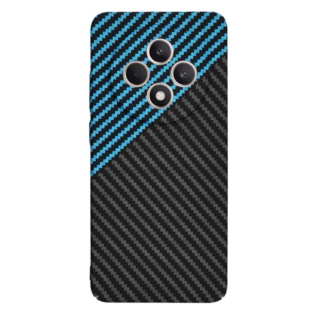 Husa pentru  Oppo Reno 12F, 12FS CarbonFiber UltraSlim, Lightweight, albastru deschis