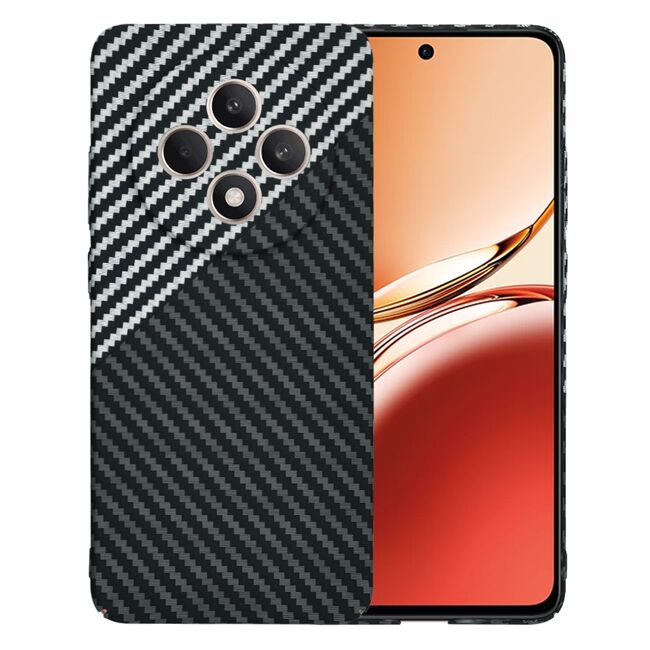 Husa pentru  Oppo Reno 12F, 12FS CarbonFiber UltraSlim, Lightweight, negru