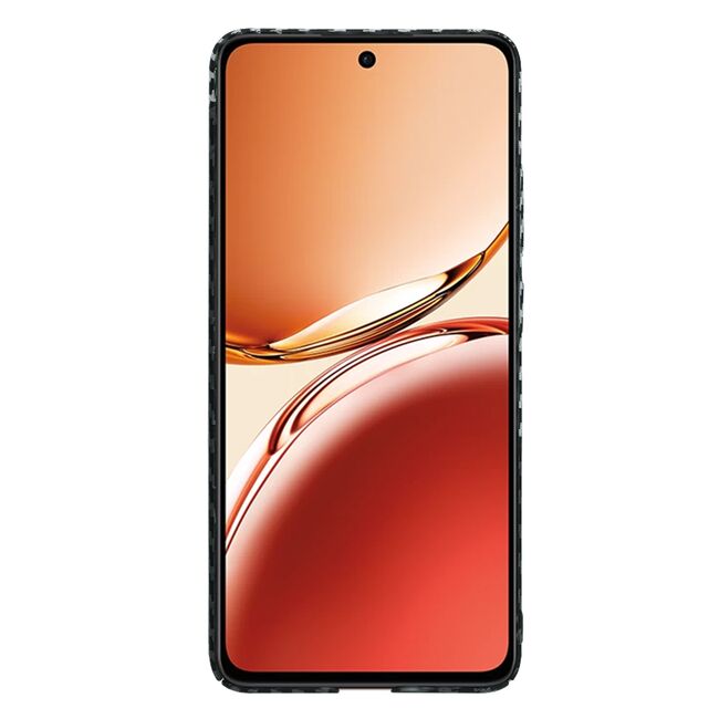 Husa pentru  Oppo Reno 12F, 12FS CarbonFiber UltraSlim, Lightweight, negru