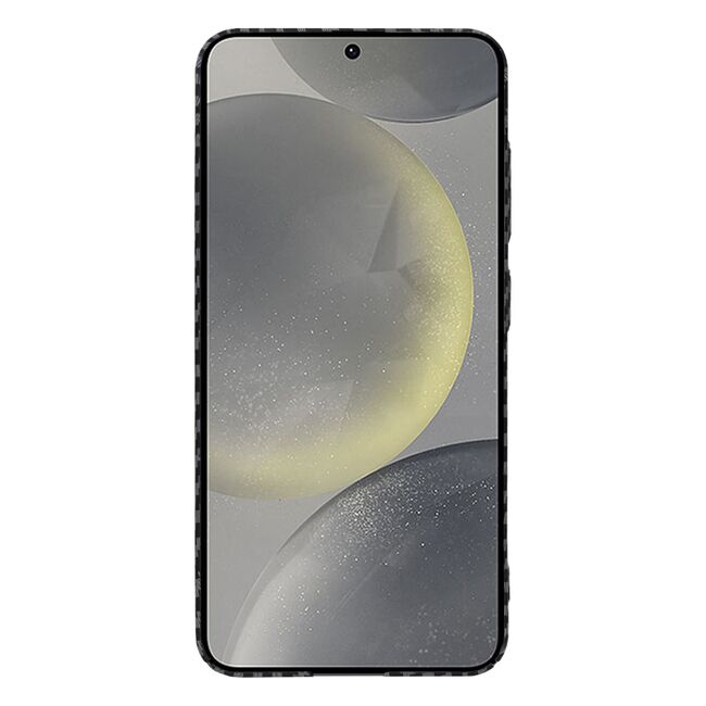 Husa pentru  Samsung Galaxy S24 CarbonFiber UltraSlim, Lightweight, negru